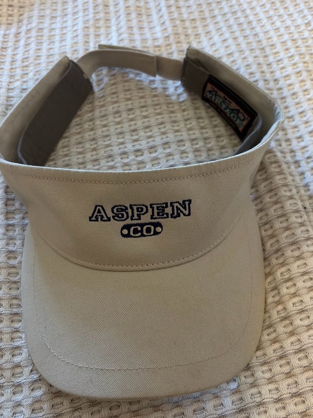 Men’s Beige Visor